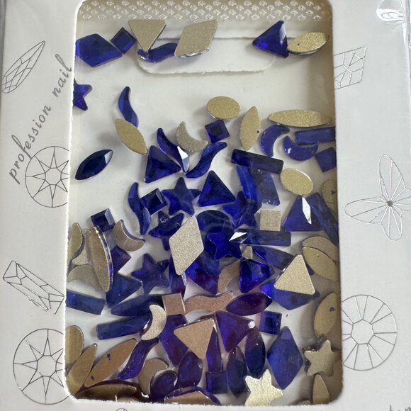 Sapphire Blue Nail Art Rhinestone Kit - Picture 6 of 8